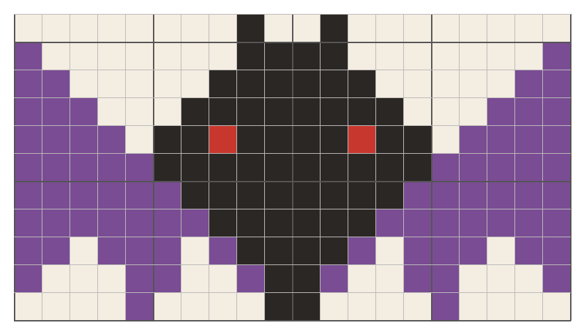 Chauve-souris au crochet : grille gratuite