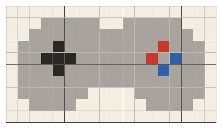 Video game controller crochet chart